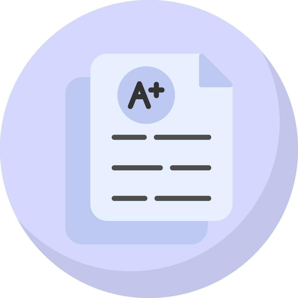 Grades Vector Icon Design