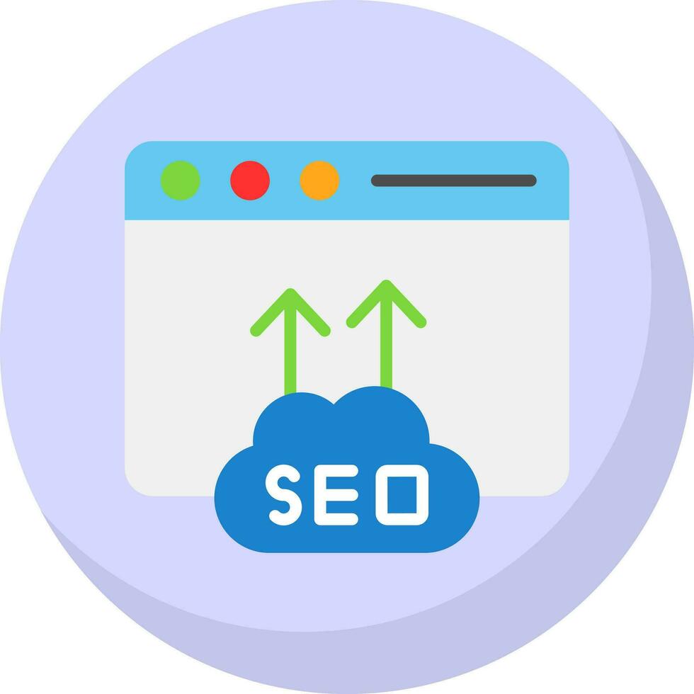 diseño de icono de vector de seo