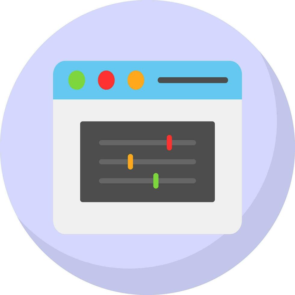 Sound Control Vector Icon Design