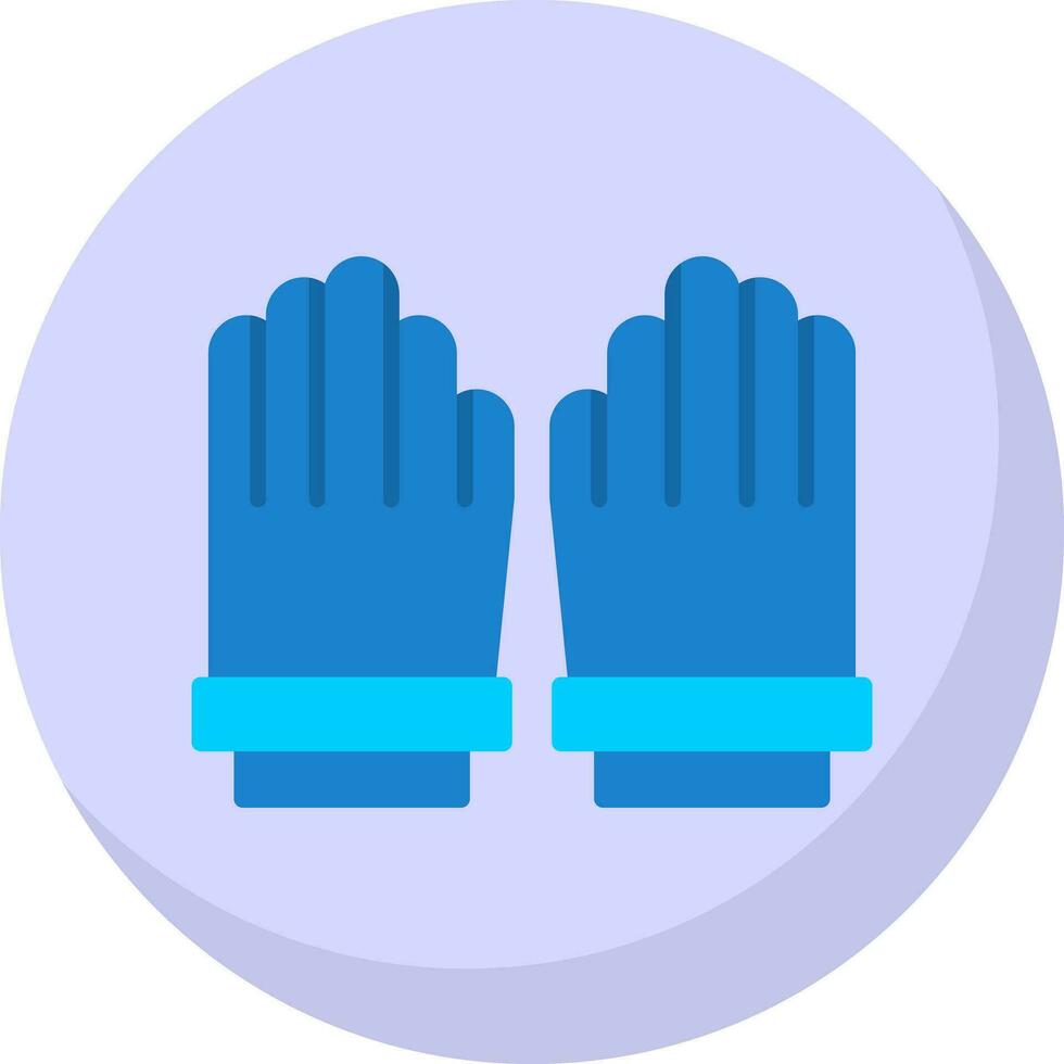 guantes, vector, icono, diseño vector