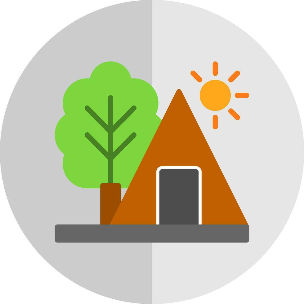 Camping Vector Icon Design