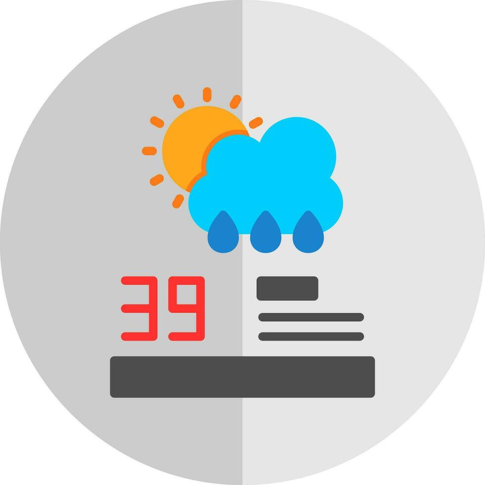 Forecast Analytics Vector Icon Design