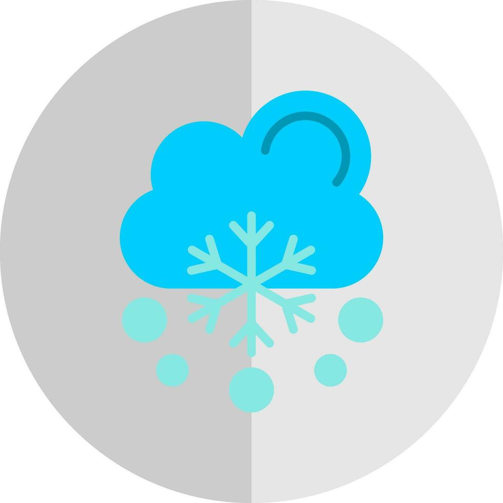 Snowfalling Vector Icon Design