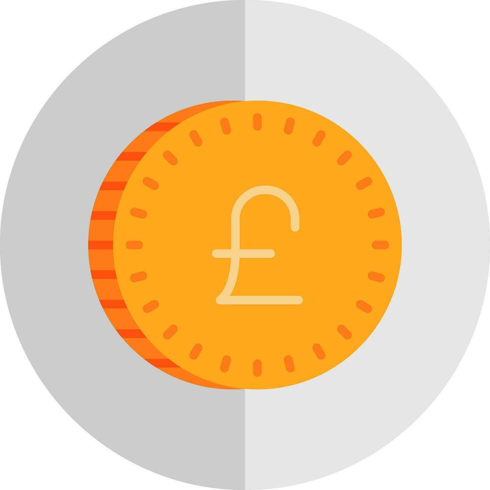 Pound Vector Icon Design