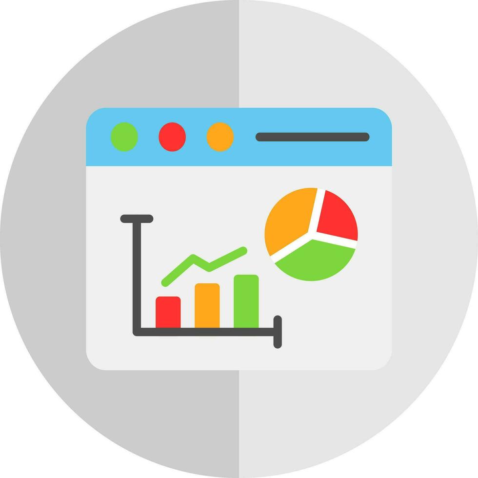 Bar Chart Vector Icon Design