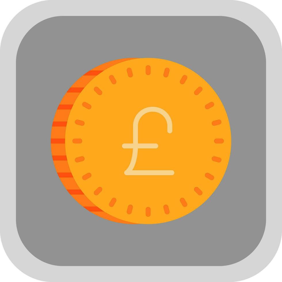 Pound Vector Icon Design