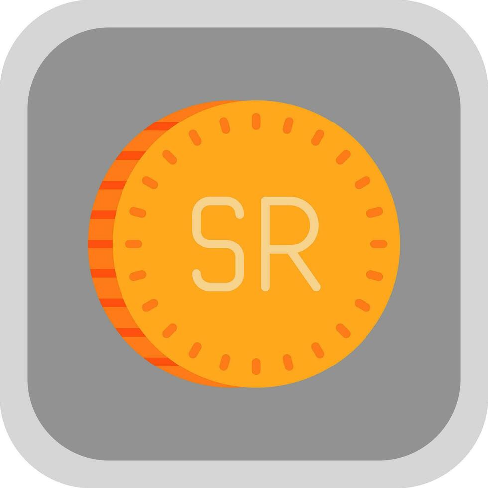 Saudi riyal Vector Icon Design