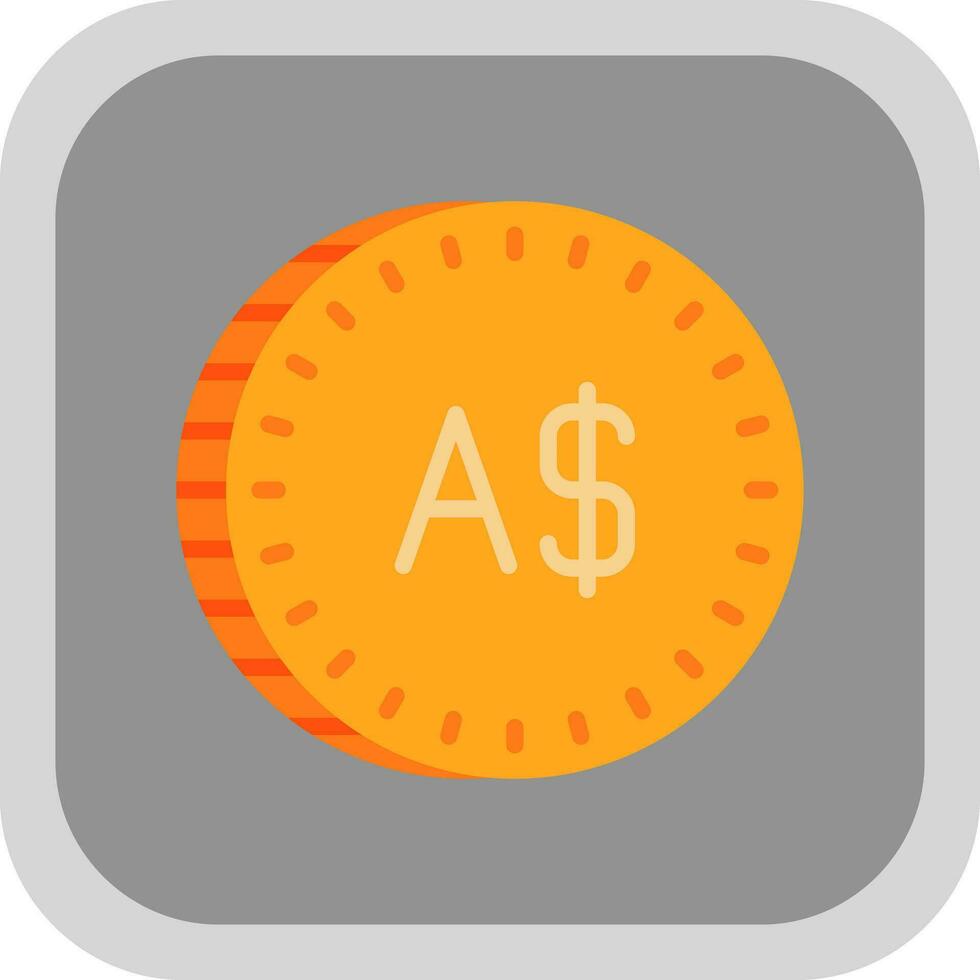 australiano dólar vector icono diseño