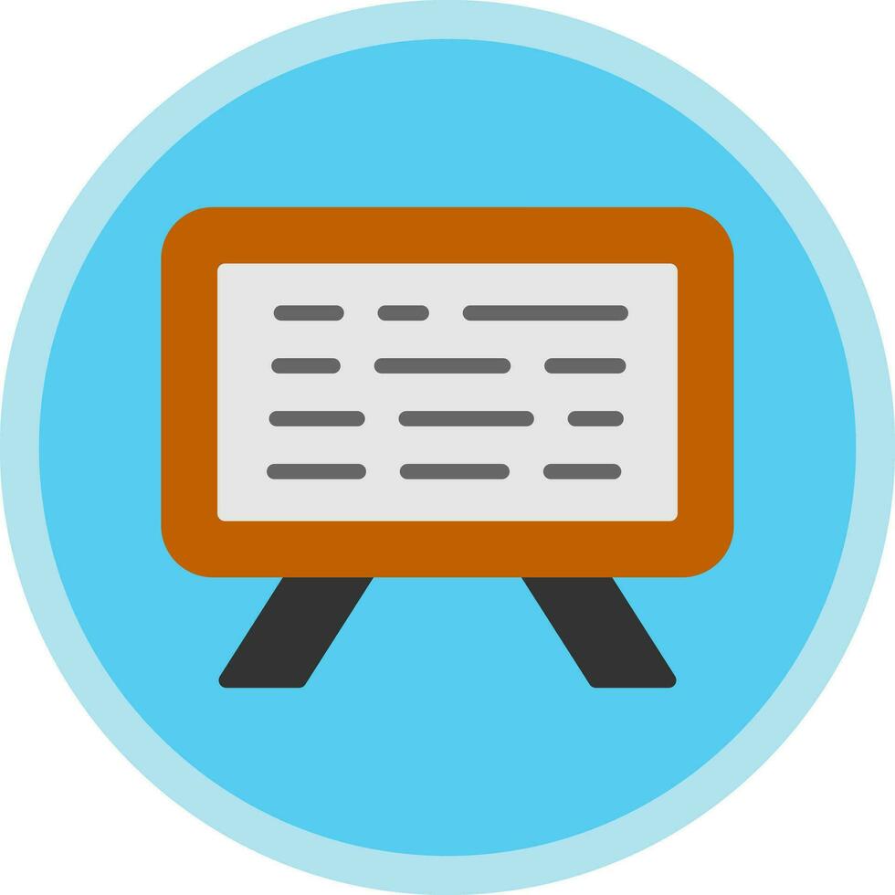 Chalkboard Vector Icon Design