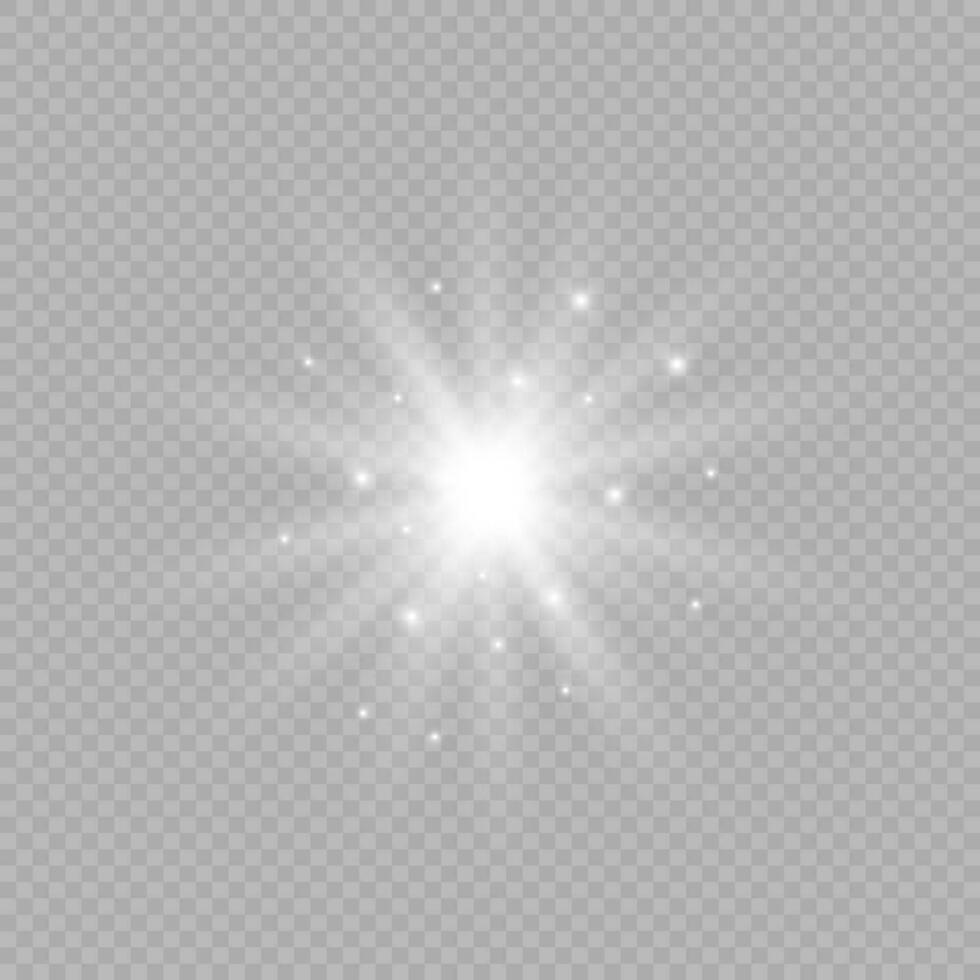 Light effect of lens flares vector