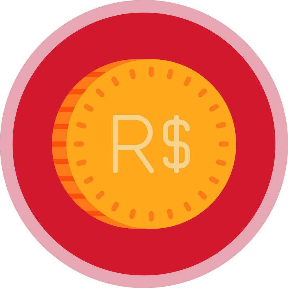 Brazilian Real Vector Icon Design