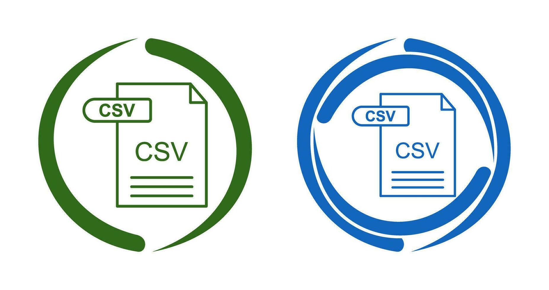 CSV Vector Icon