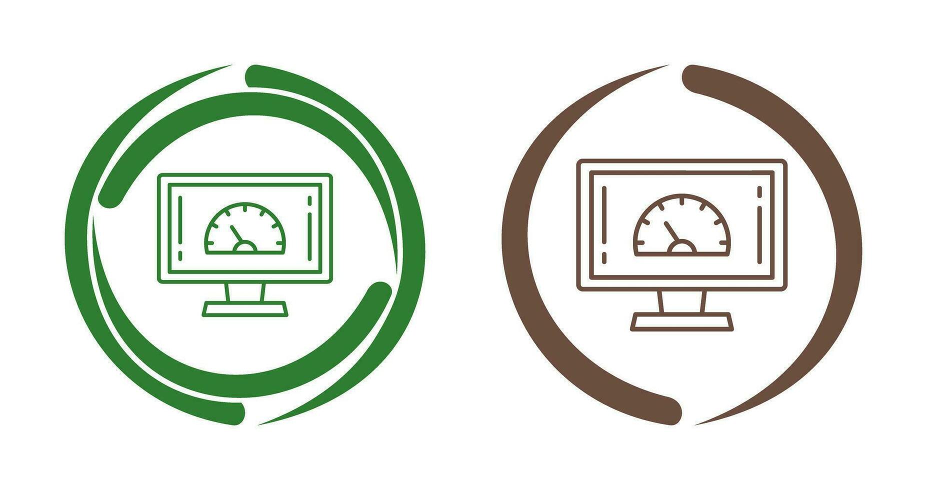 Speed Test Vector Icon