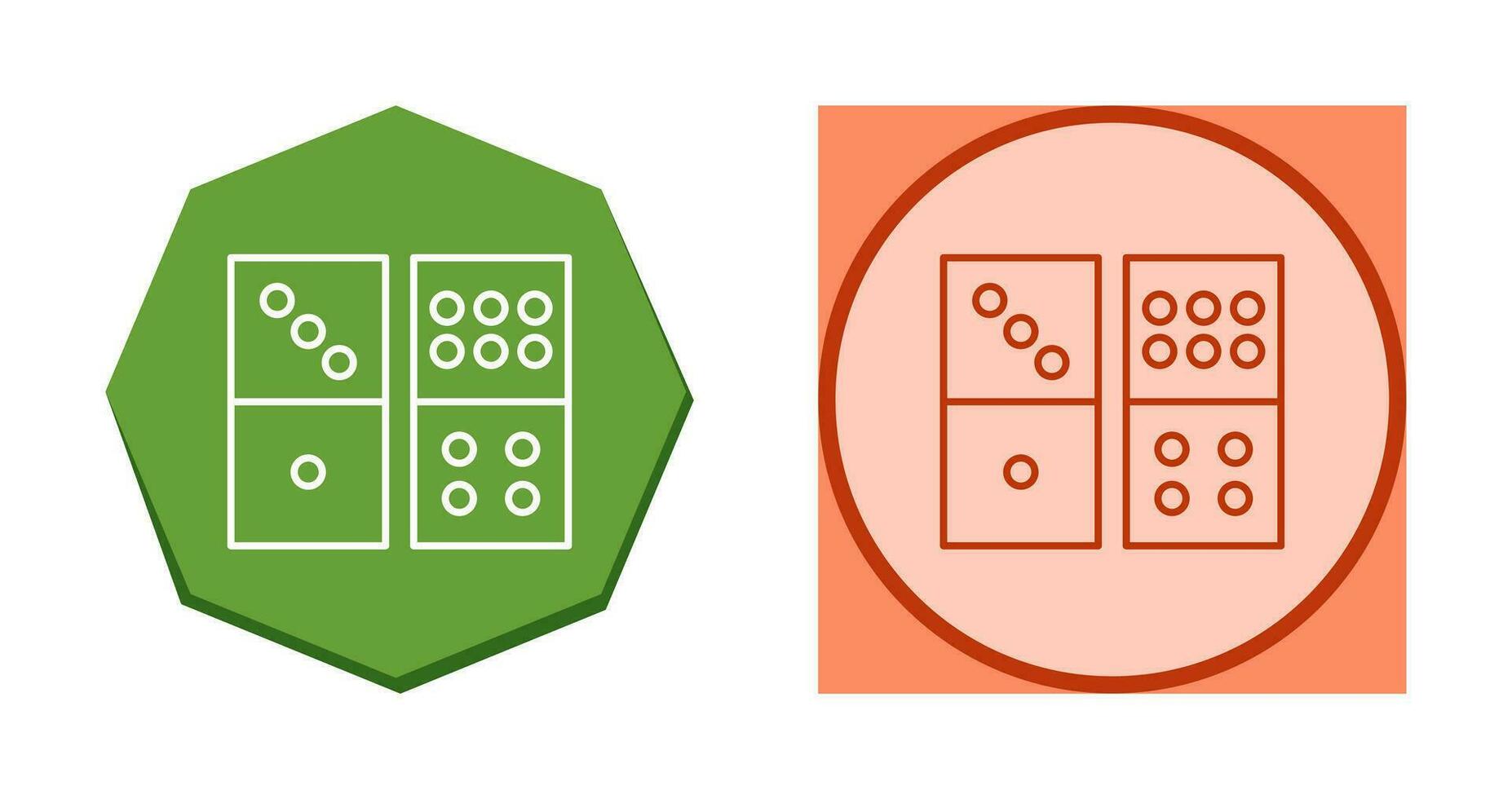 Domino Game Vector Icon