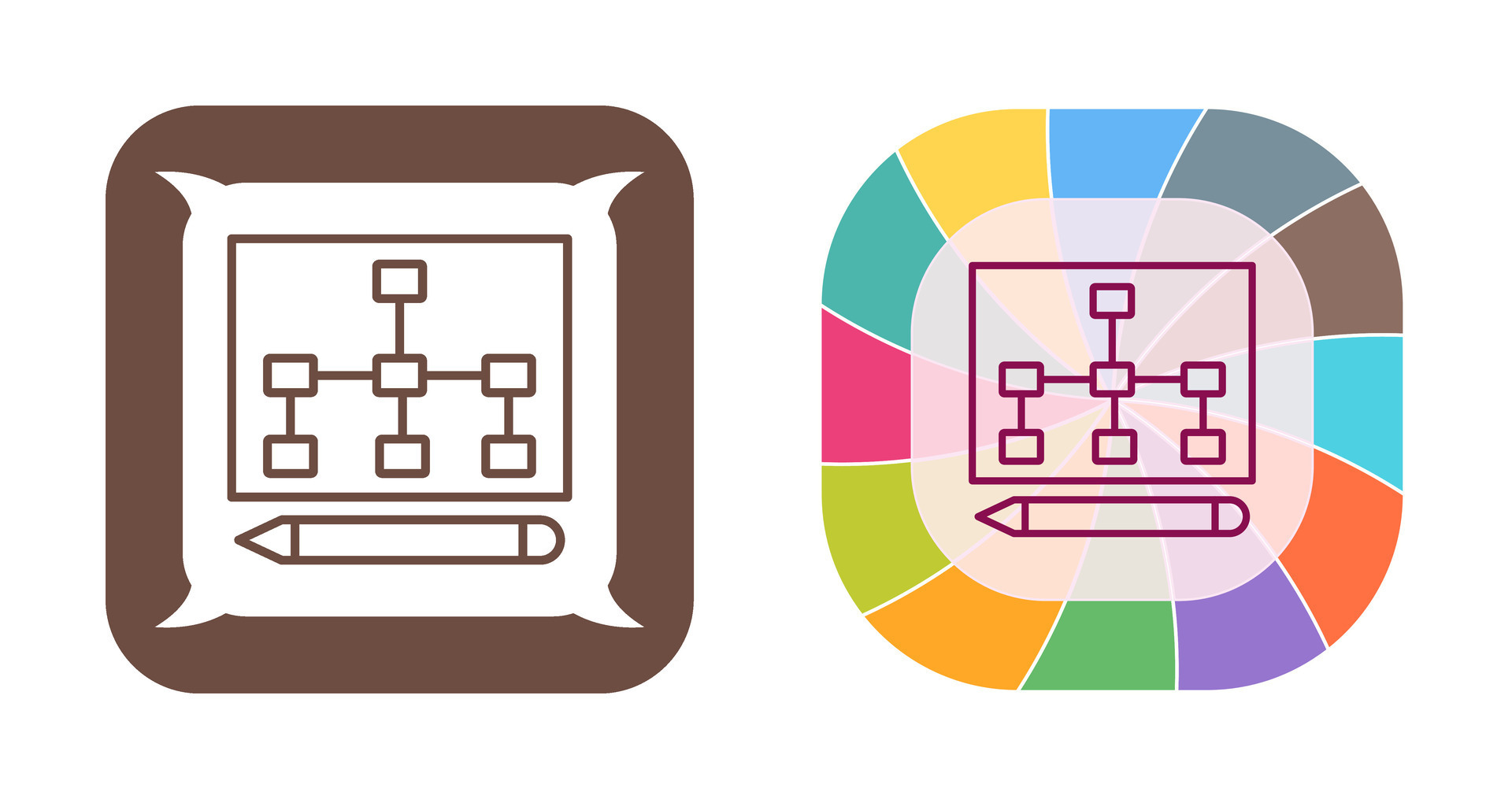 Draw Hierarchy Vector Icon 29736865 Vector Art at Vecteezy