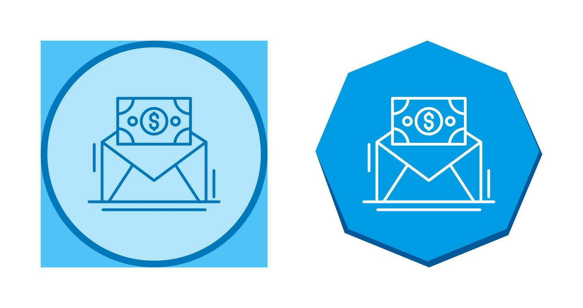 Mail Coin Vector Icon