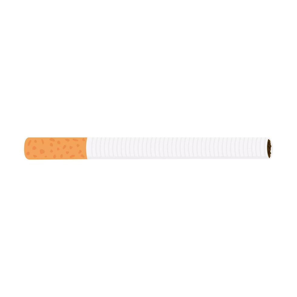 cigarrillos firmar en vector plano estilo