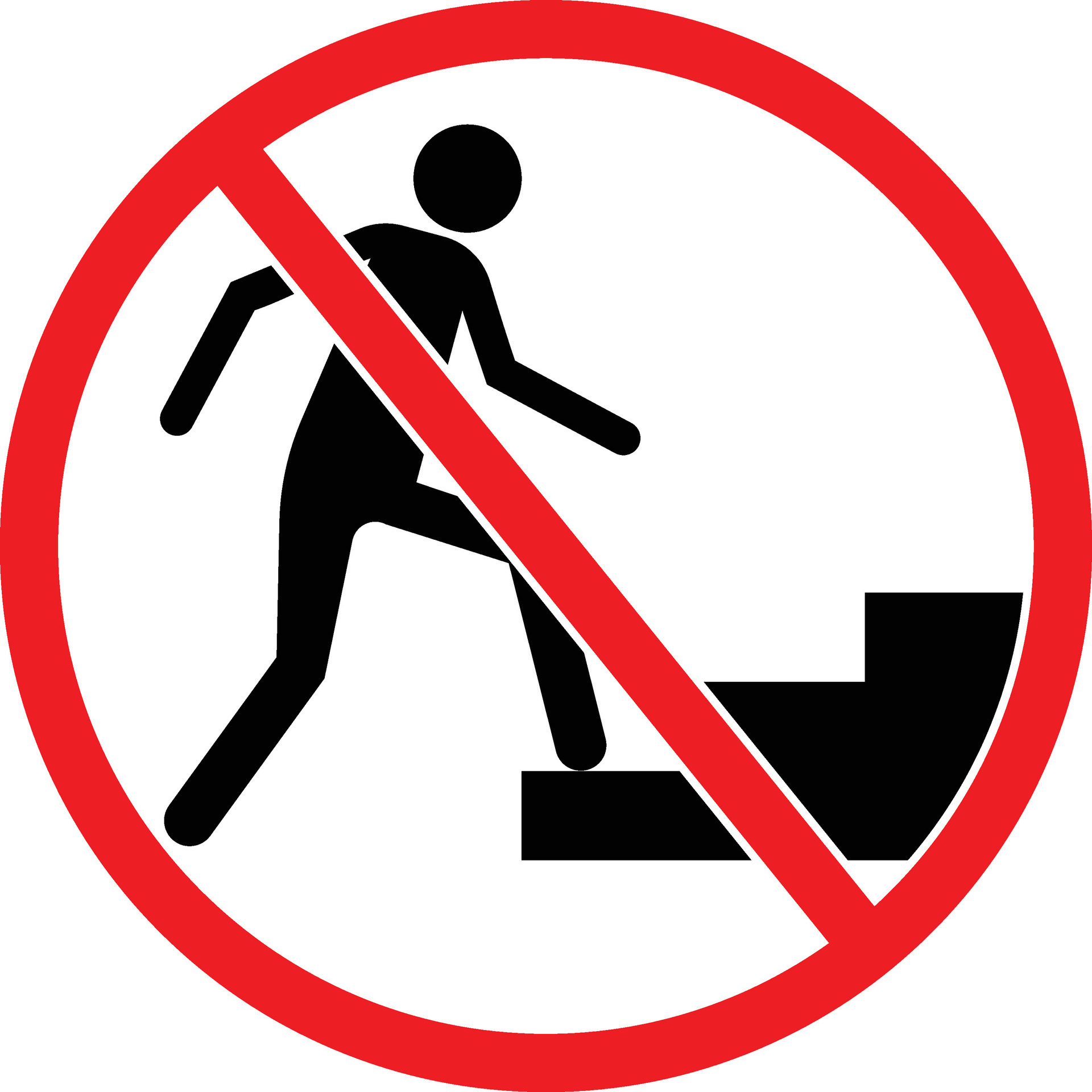 Do Not Use Staircase Icon Sign 29736988 Vector Art at Vecteezy