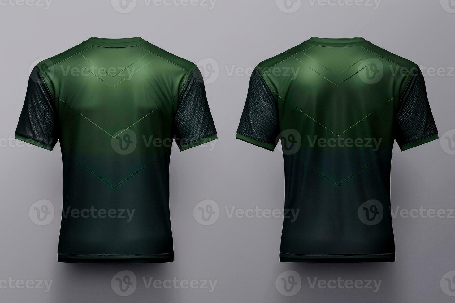 Mockup sports football team uniforms multicolors shirt, Generative AI illustration photo