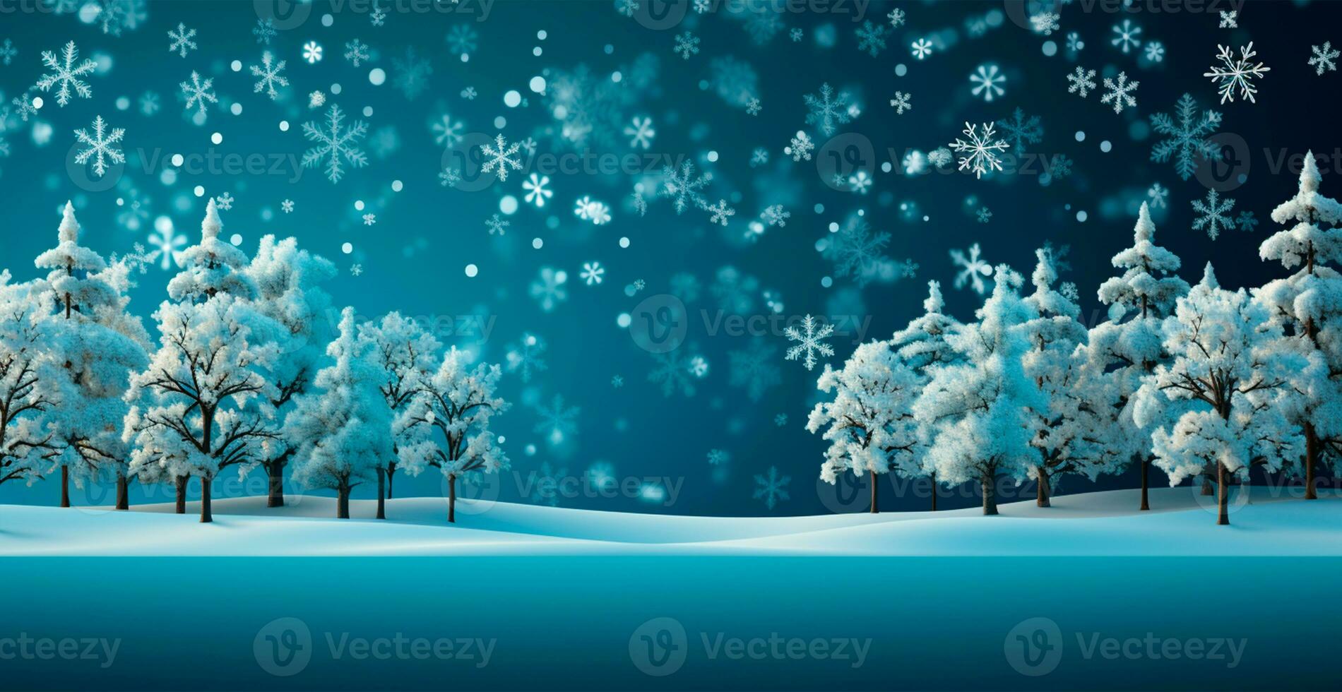 Snow in winter close-up. Macro Image of snowflakes, winter Christmas holiday background - AI generated image photo