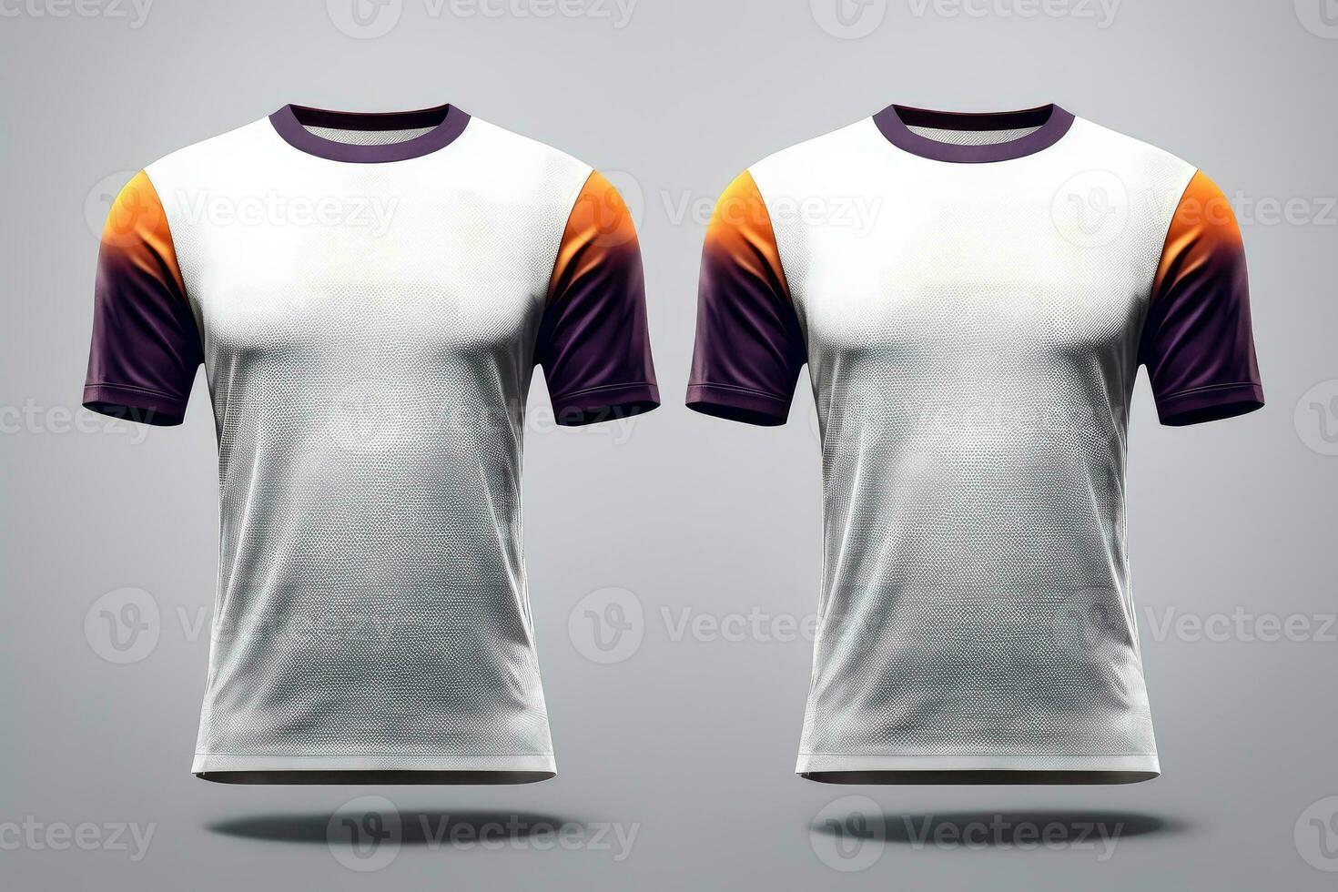 Mockup sports football team uniforms multicolors shirt, Generative AI illustration photo