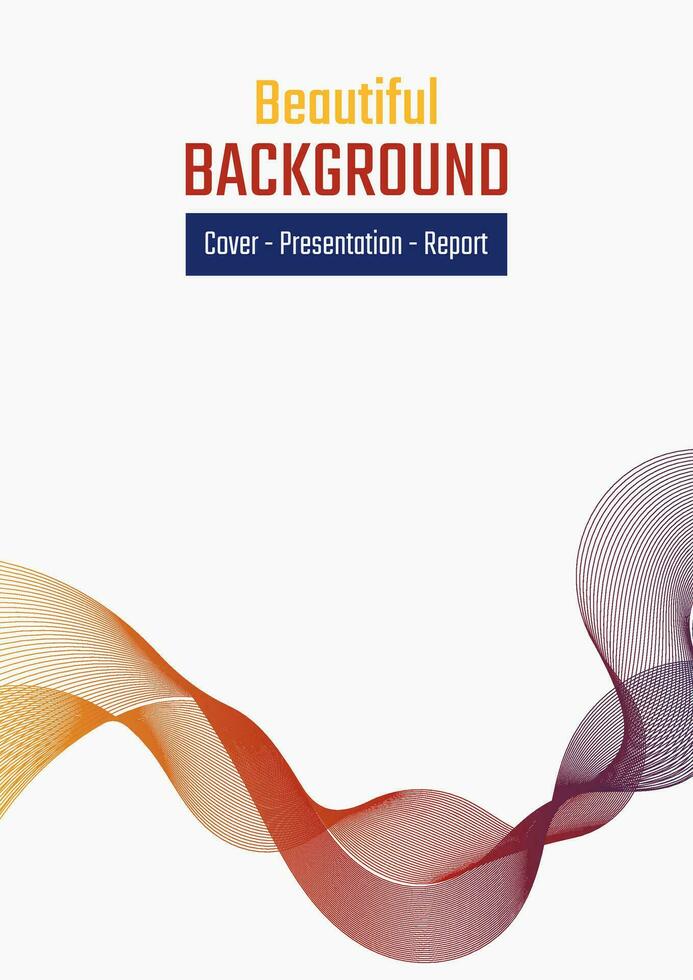 Beautiful abstract background for cover, report, flyer, presentation and more vector