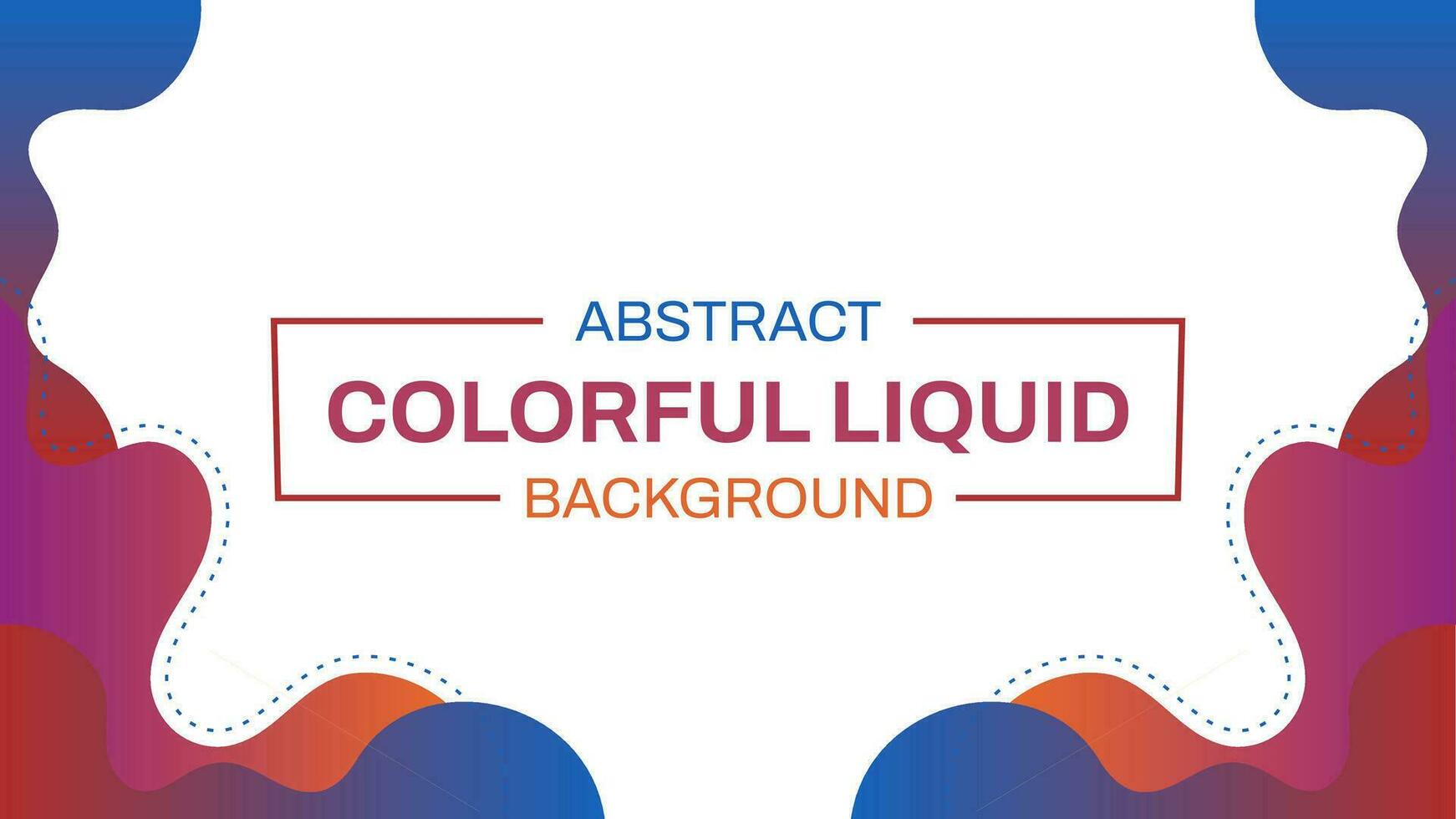 Abstract colorful gradient liquid background vector