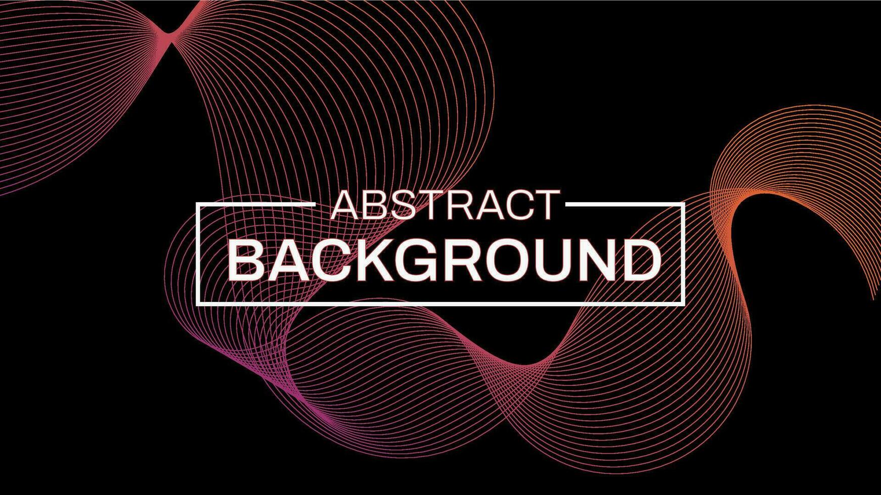 Colorful abstract line stripe wave background design vector