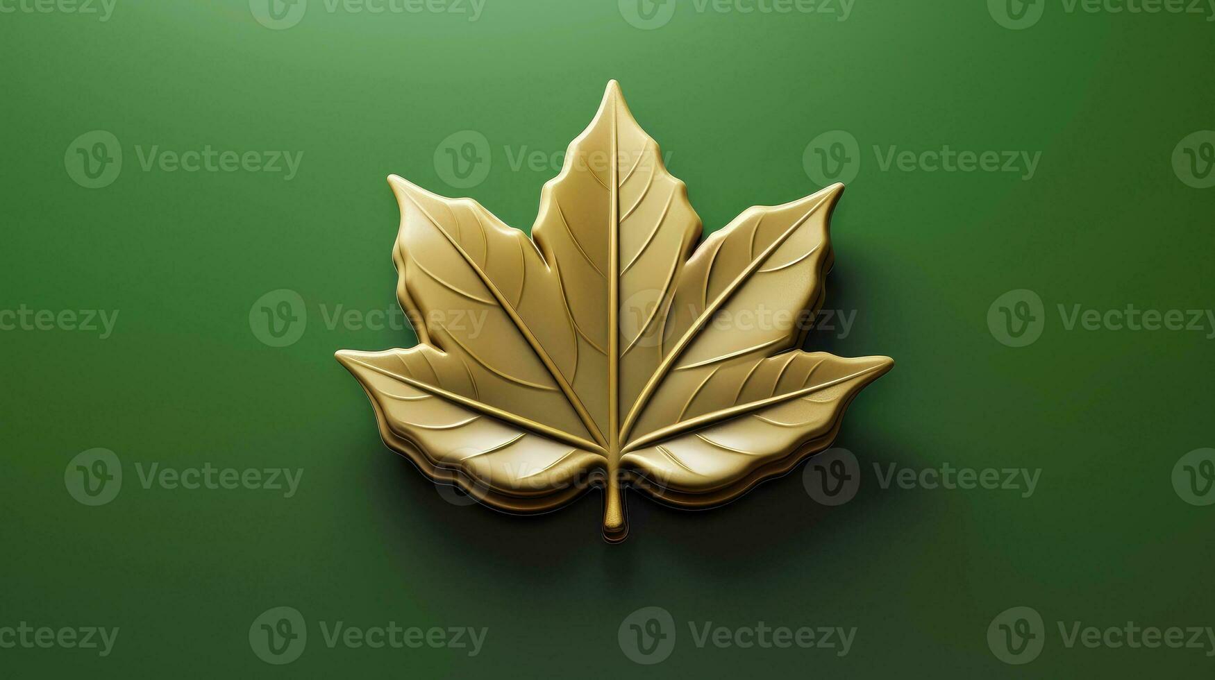 3d mockup leaf of tree and plant. Ecology, bio and natural products concept, Close up view of leaves composition, minimal style, Generative AI illustration photo