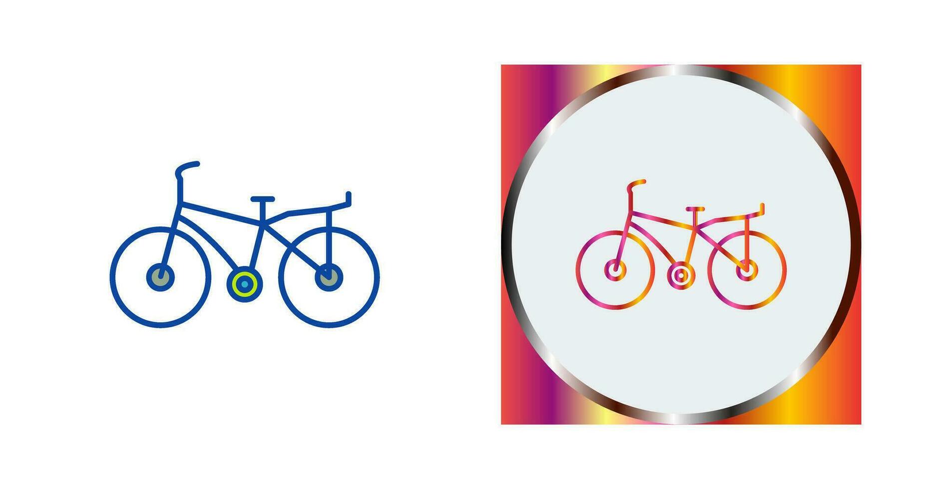 icono de vector de bicicleta