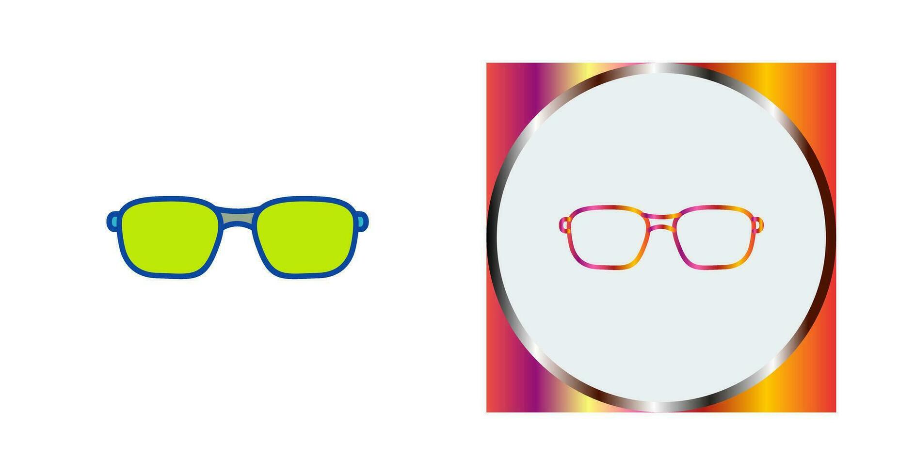 icono de vector de gafas