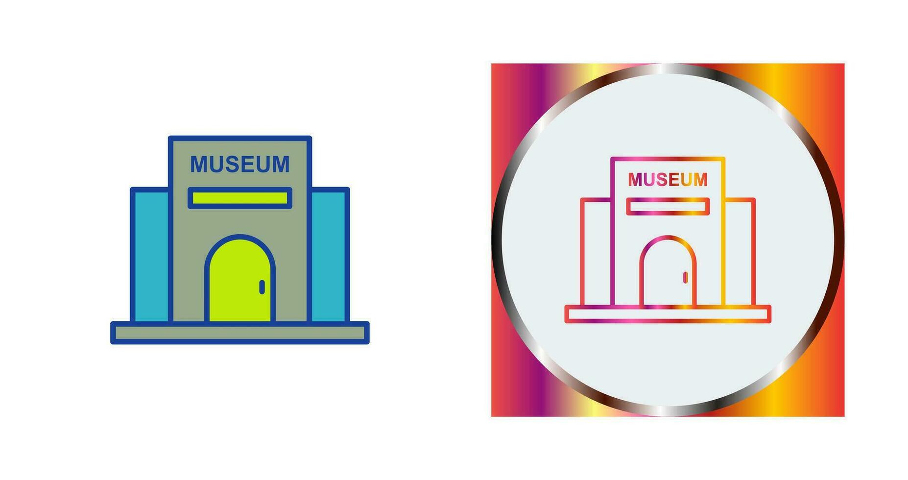 Museum Building Vector Icon