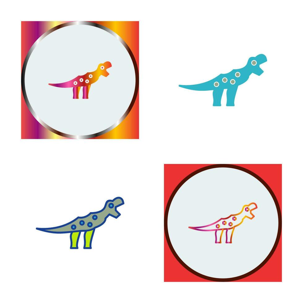 icono de vector de dinosaurio