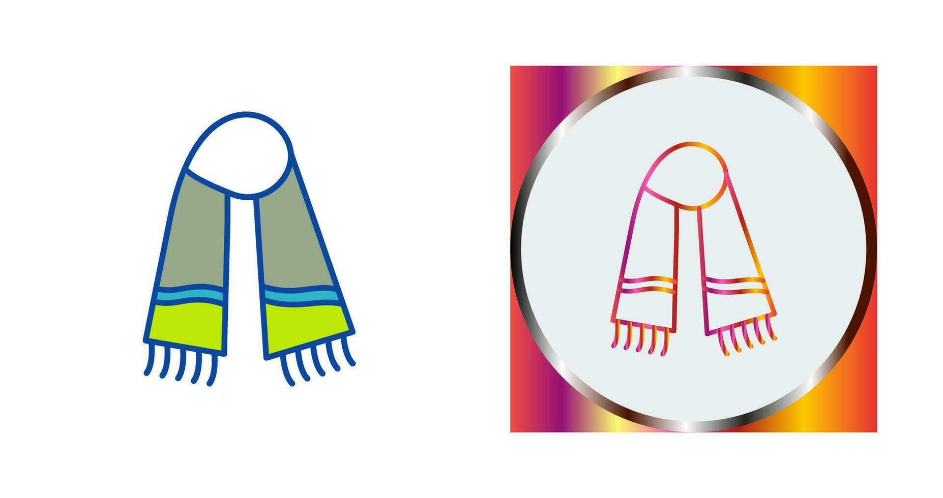 Warm Scarf Vector Icon