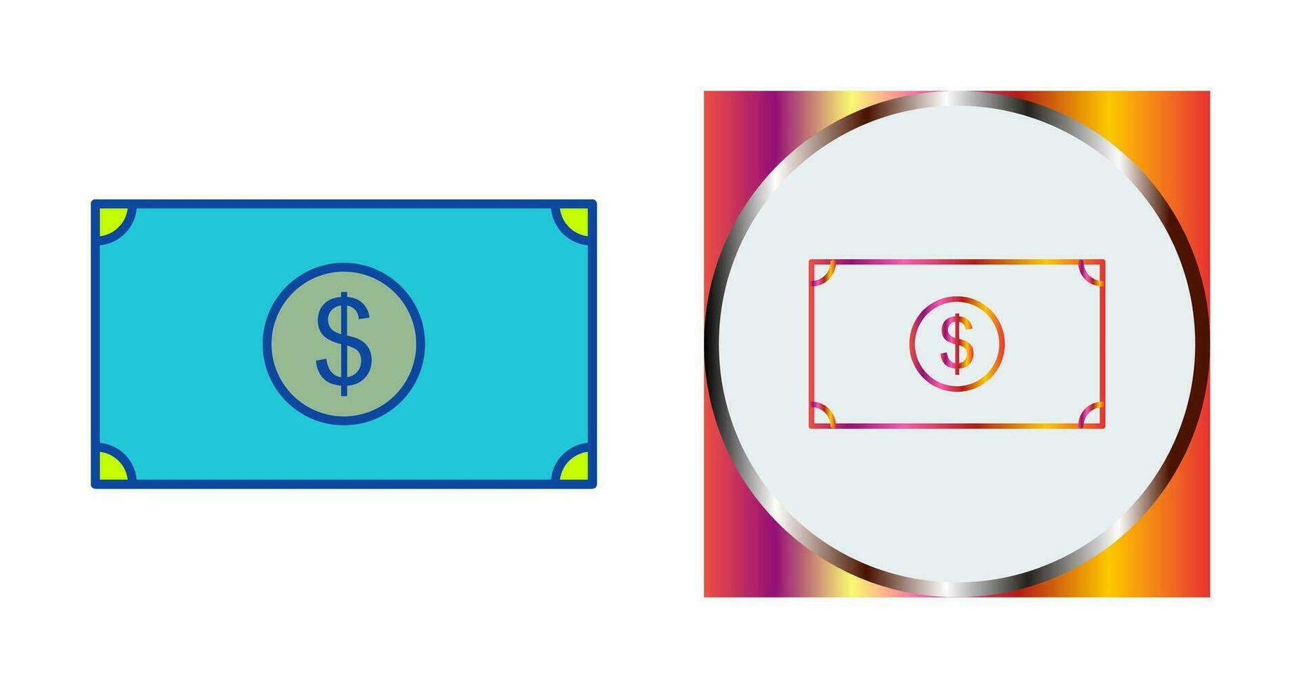 Unique Dollar Vector Icon