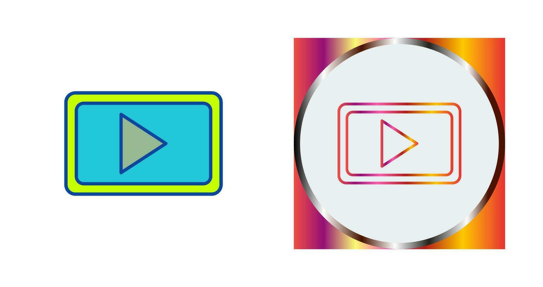 icono de vector de comunicación de video único