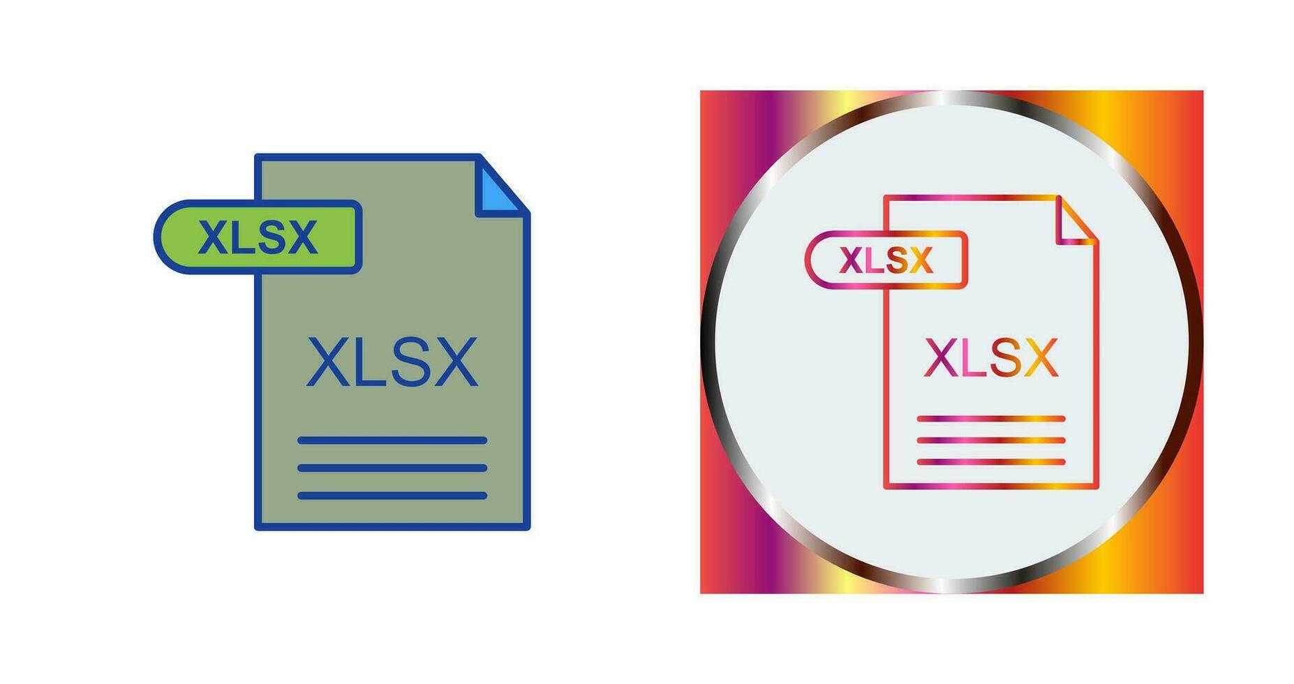 XLSX Vector Icon