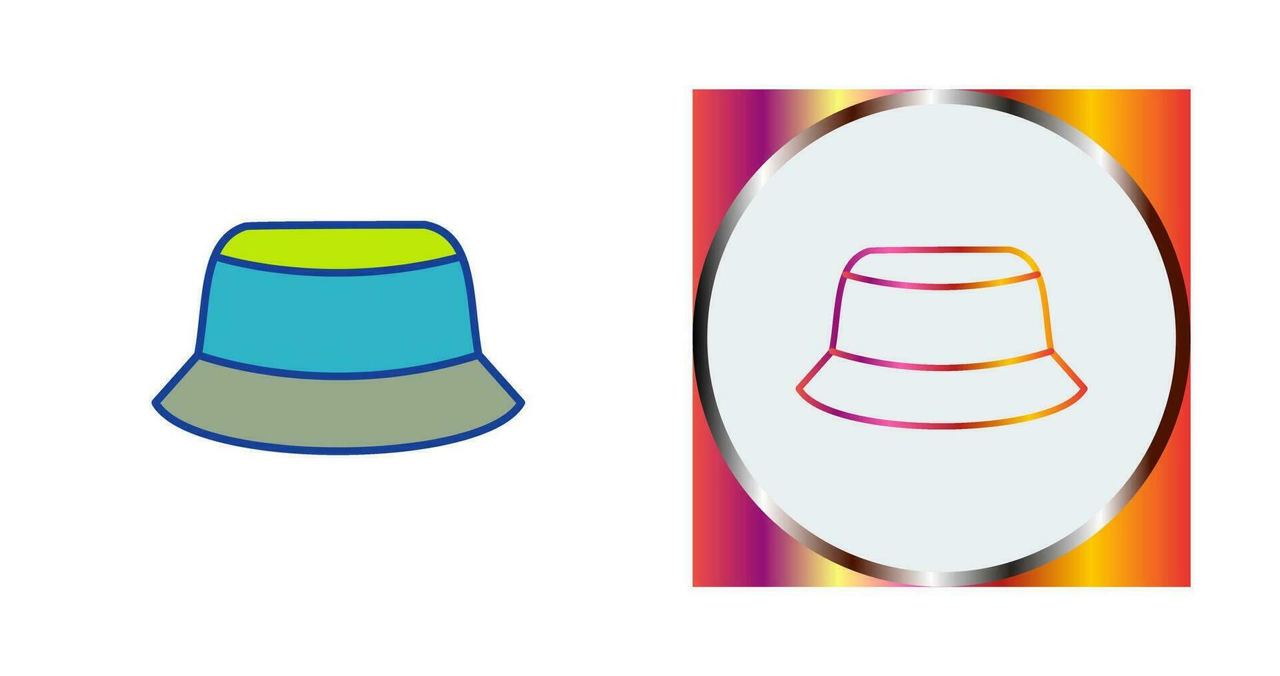 icono de vector de sombrero de hombre