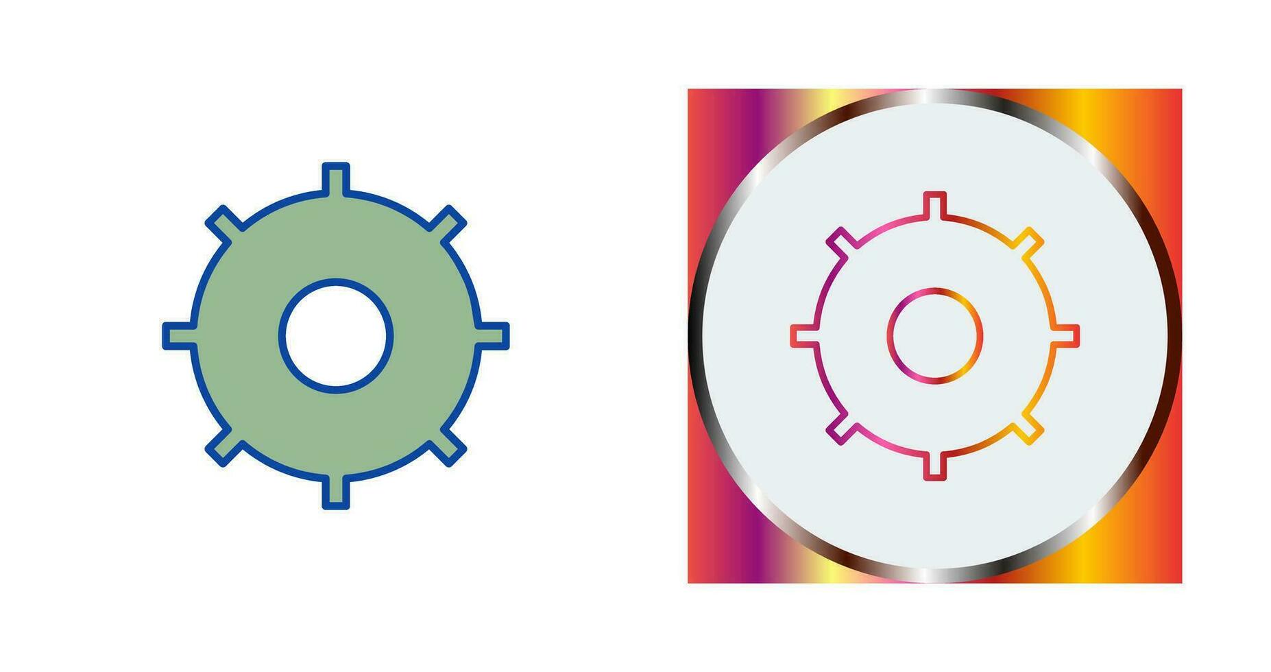 Unique Settings Vector Icon