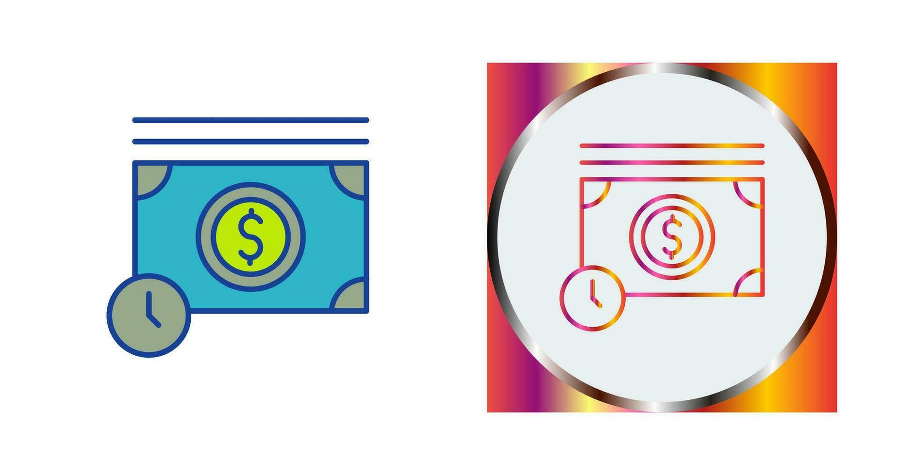 Time is Money Vector Icon