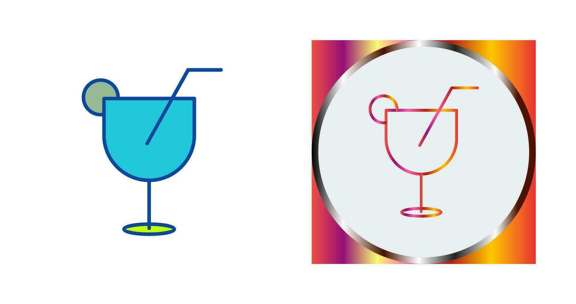 Unique Drinks Vector Icon