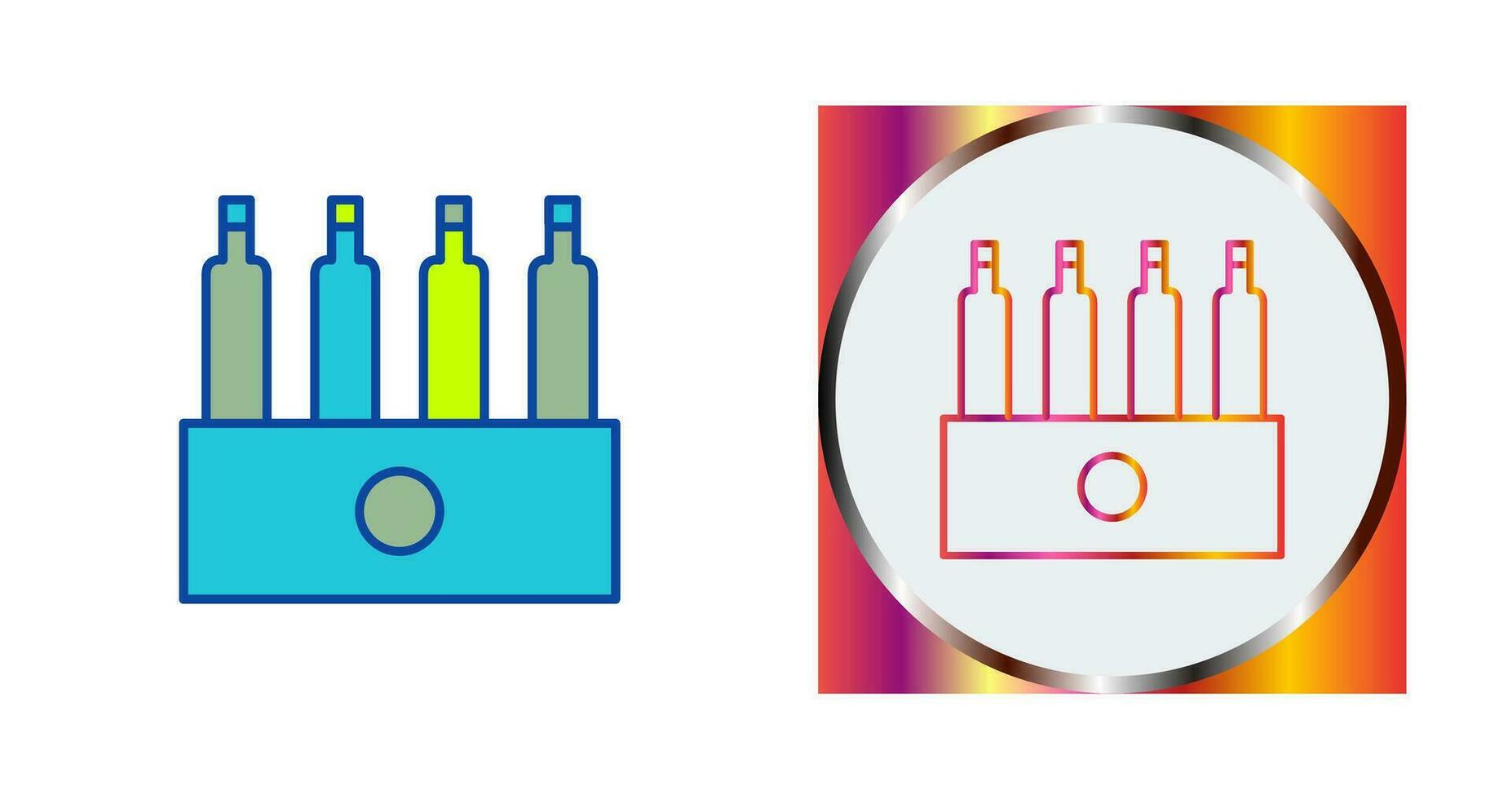 Unique Pack of Beers Vector Icon