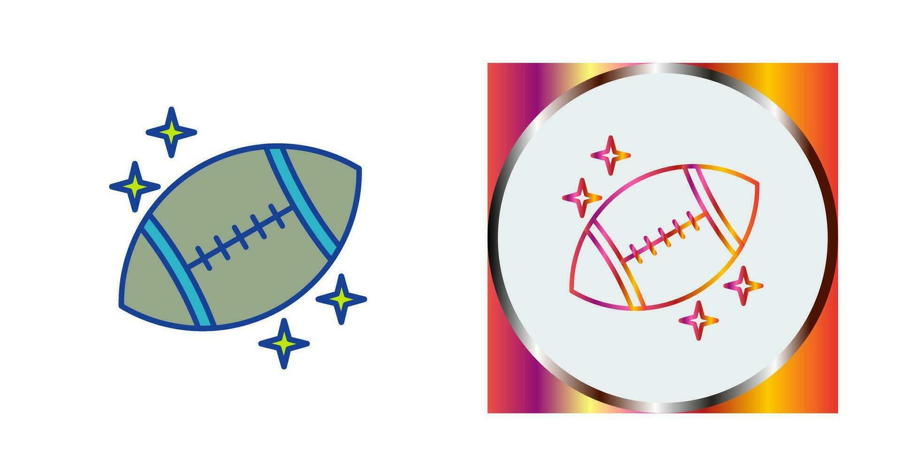 Rugby Vector Icon