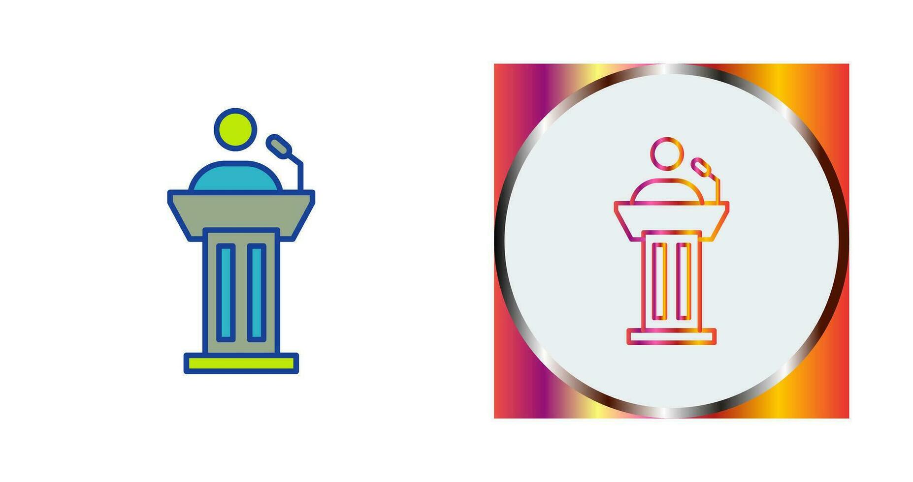 Podium Vector Icon