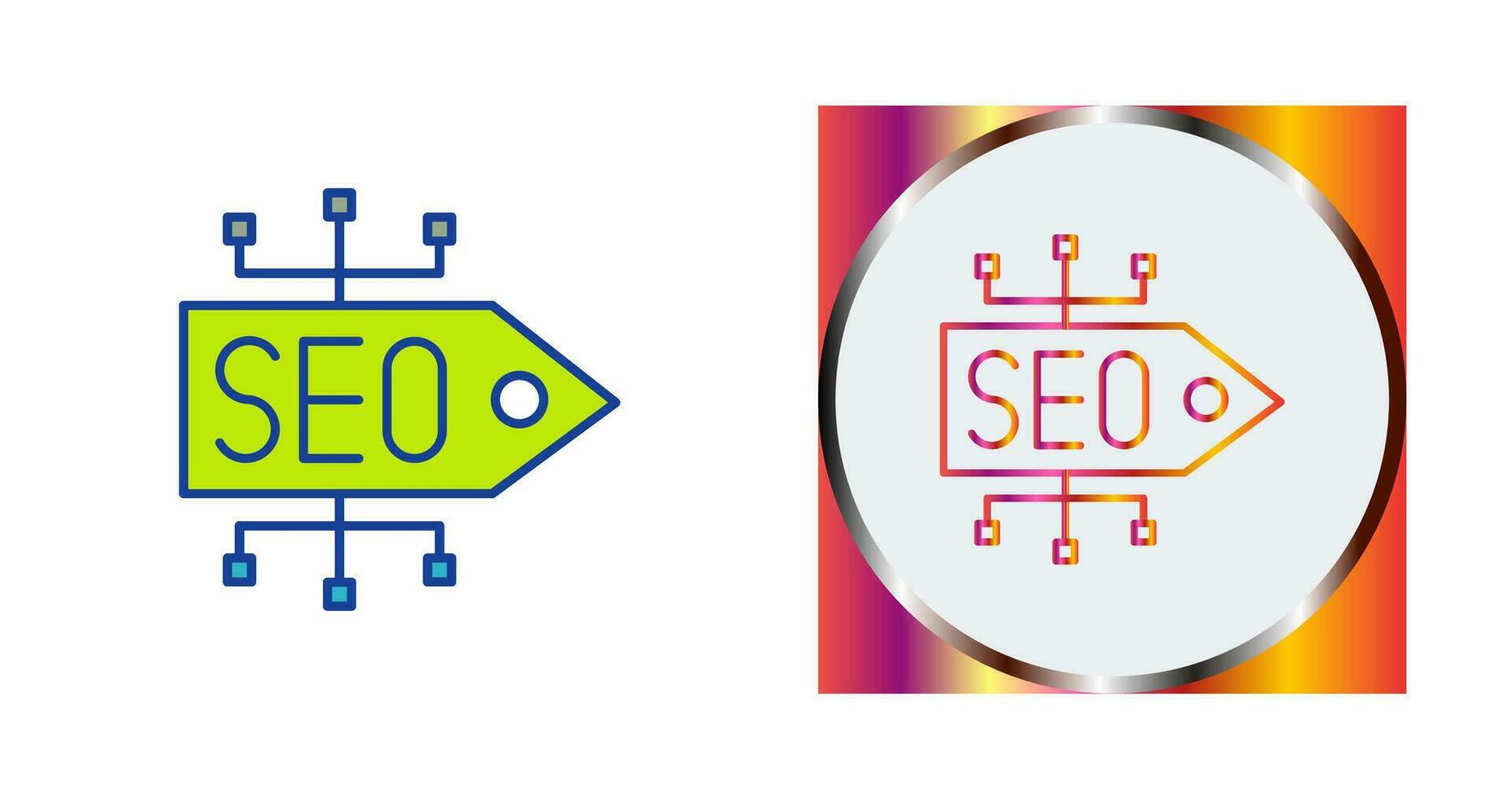 SEO Tag Vector Icon