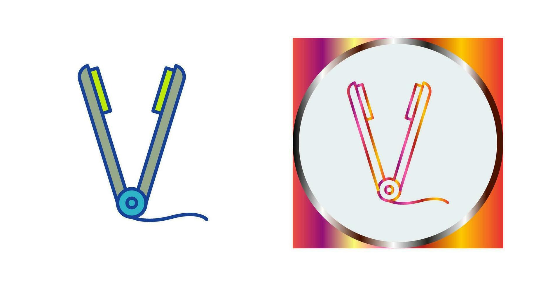 Straightener Vector Icon