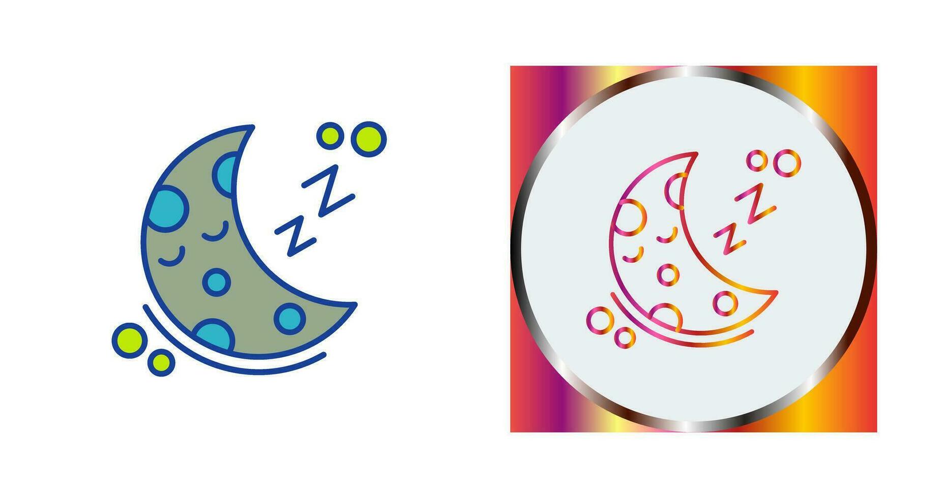 Sleeping Vector Icon
