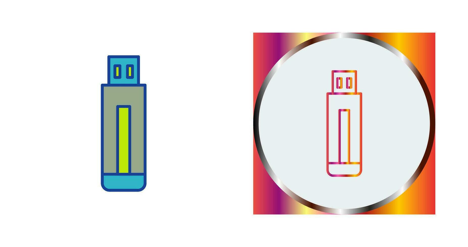 USB Drive Vector Icon