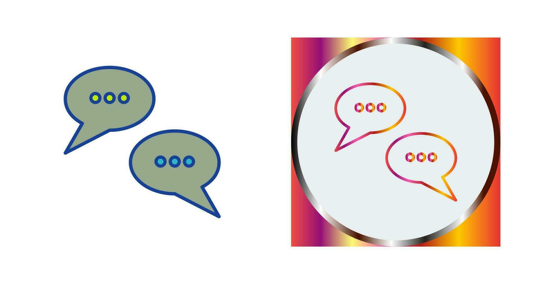 Conversation Bubbles Vector Icon