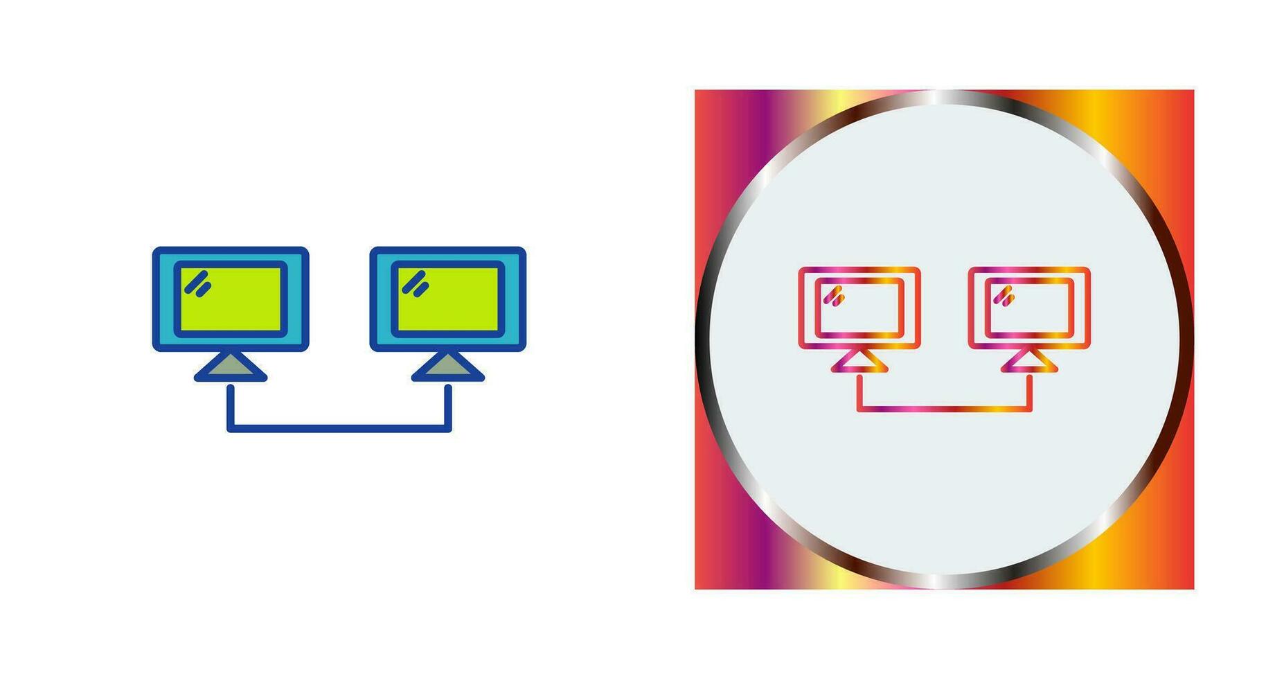 Connected Systems Vector Icon